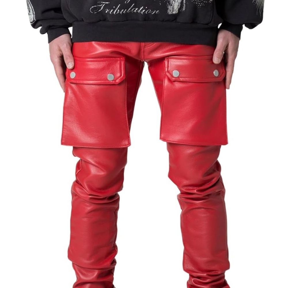 MNML Red Slim Men's Jeans